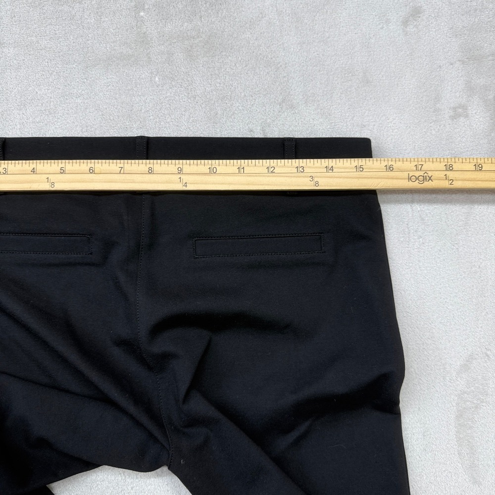 Betabrand Pants Women's Medium Dress Pant Yoga Pants Black Straight Leg Cropped - Picture 9 of 10
